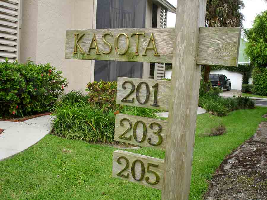 Kasota Bay Signage